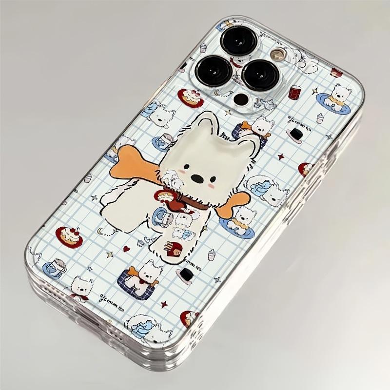 West Highland Puppy Anti-drop Mobile Phone Case All-inclusive for Apple 16PROMAX/15PROMAX/1514XR
