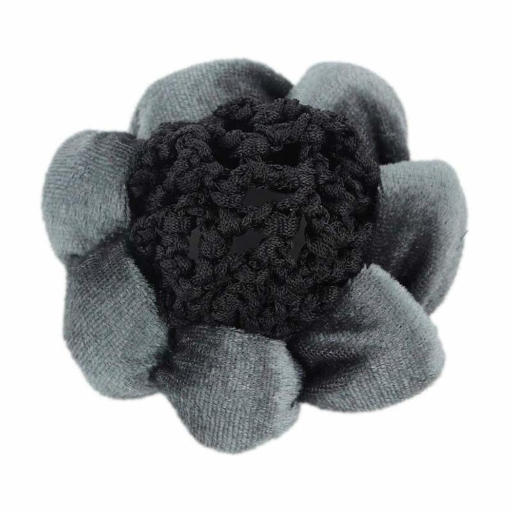 Fashion Lace Velet Edge Dance Skating Ballet Crochet Snood Hair Nets Bun Cover Updo Styling Tool