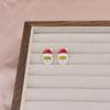European and American Style Quirky Christmas Earrings - Long-Legged Santa Claus & Reindeer Cartoon Jewelry