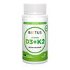 БИОТУС Д3+К2+Кальций, 60 капсул