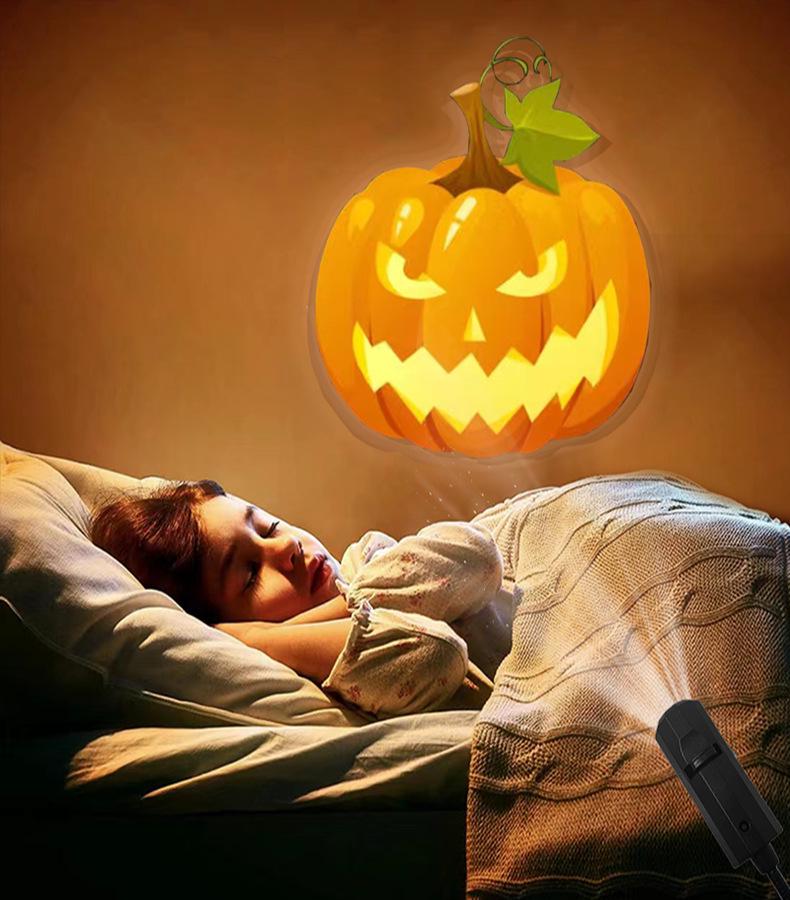 Лампа-проектор Луны - Ночной светильник с логотипом Welcome Starry Sky для спальни, заката и фонового освещения 