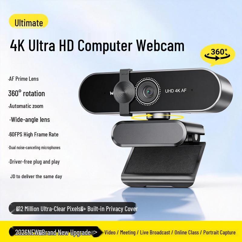 WITGOER 4K AI Smart Tracking Live Streaming Webcam
