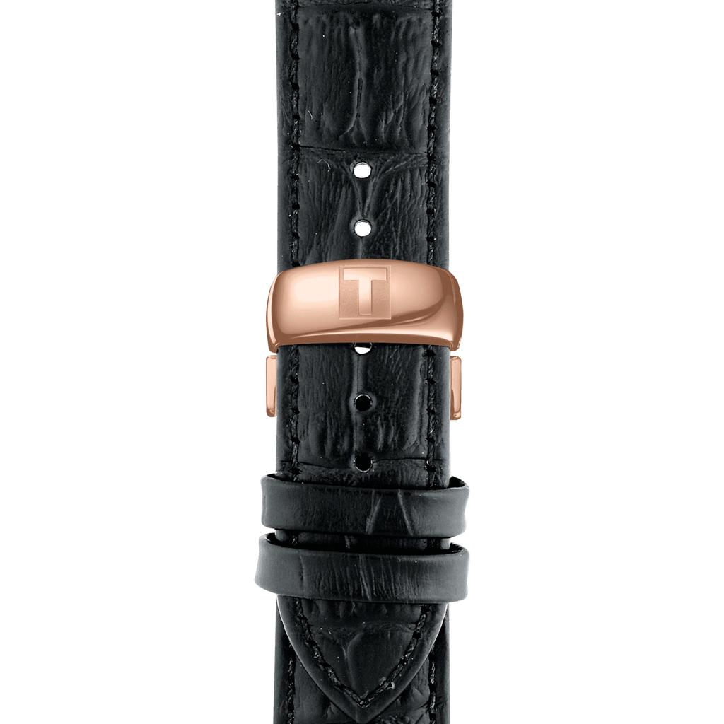 Tissot Мужские модные часы с кожаным ремешком и серебристым циферблатом T063.428.36.038.00