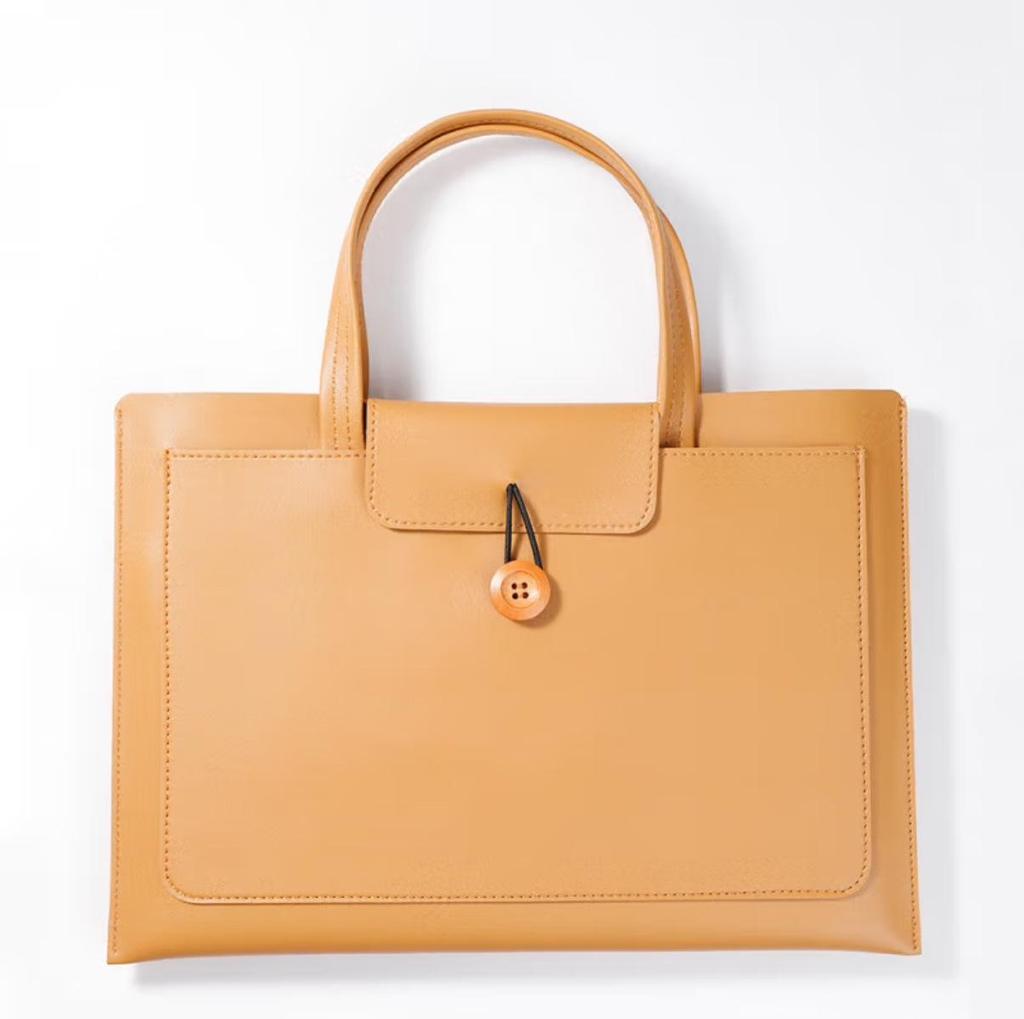 MacBook PU Leather Laptop Bag & iPad Sleeve - 15 Inch Plush Notebook/Tablet Case