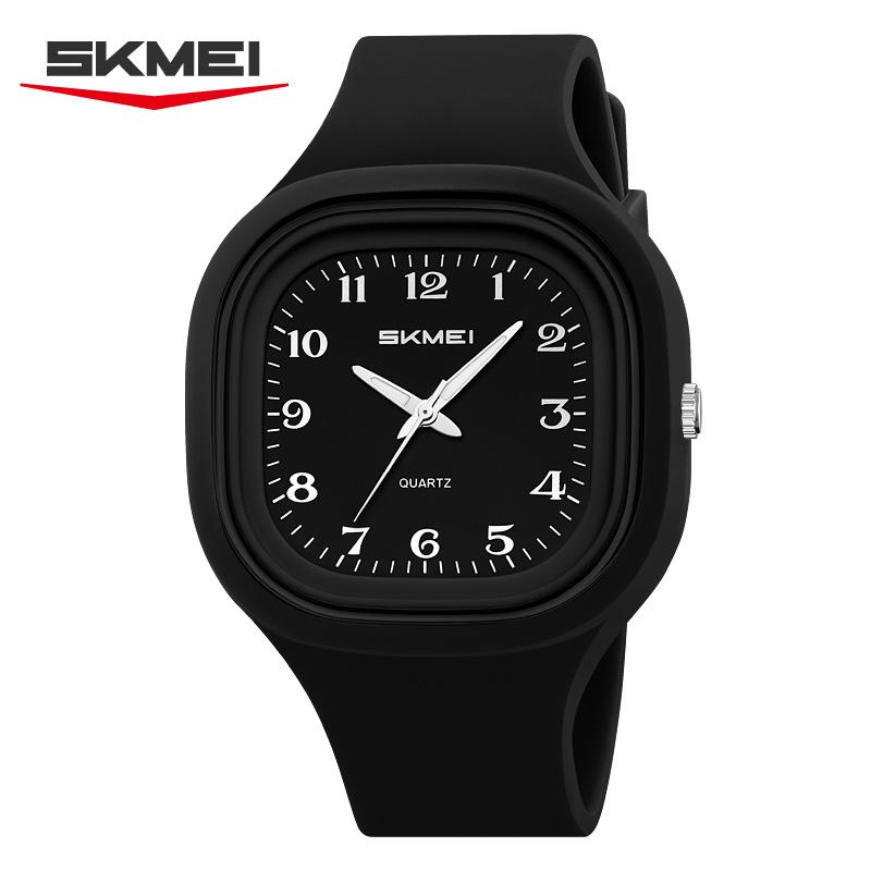 SKMEI 2501 Simple Quartz Student Digital Pointer Watch Waterproof Casual Boys and Girls Watch Date Square Watch Reloj Hombre