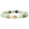 Meditation Bracelet - SHOP-STORY - Amazonite - One Size 18 Cm - Natural Stone - Woman