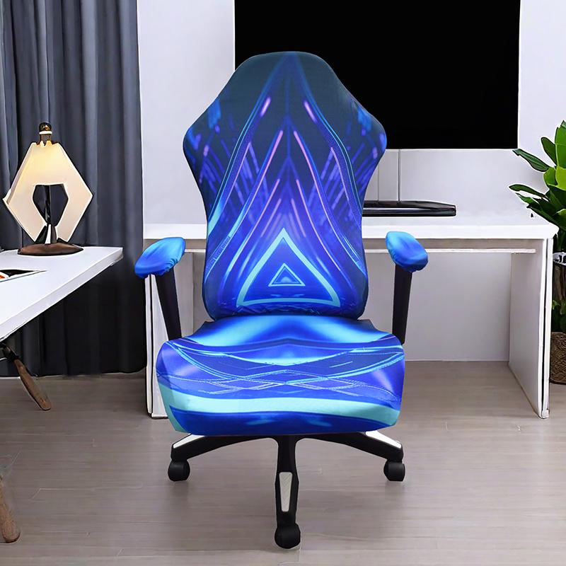 Gaming Chair Cover Punk Style Elastic Universal Computer Chair Backrest Cover Swivel Chair Armchair Seat Protector Covers