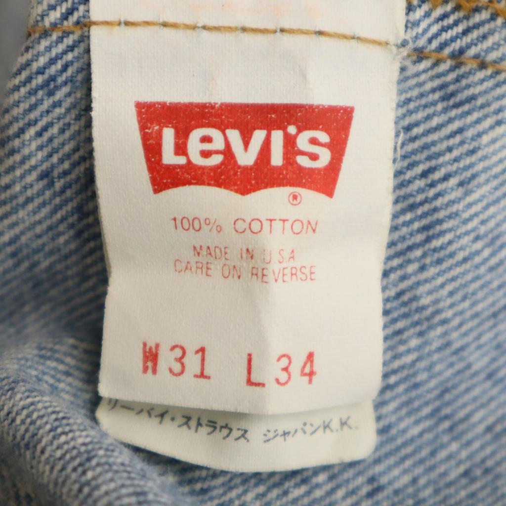 Levi's 90-е 510-0217 Сделано в США Старые джинсовые брюки W31 синие джинсы Мужские Б/У