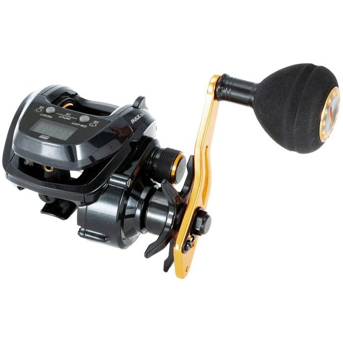 Катушка AbuGarcia MAX DLC P-L с цифровым счетчиком лески - Леворукая - Модель с рукояткой Power
