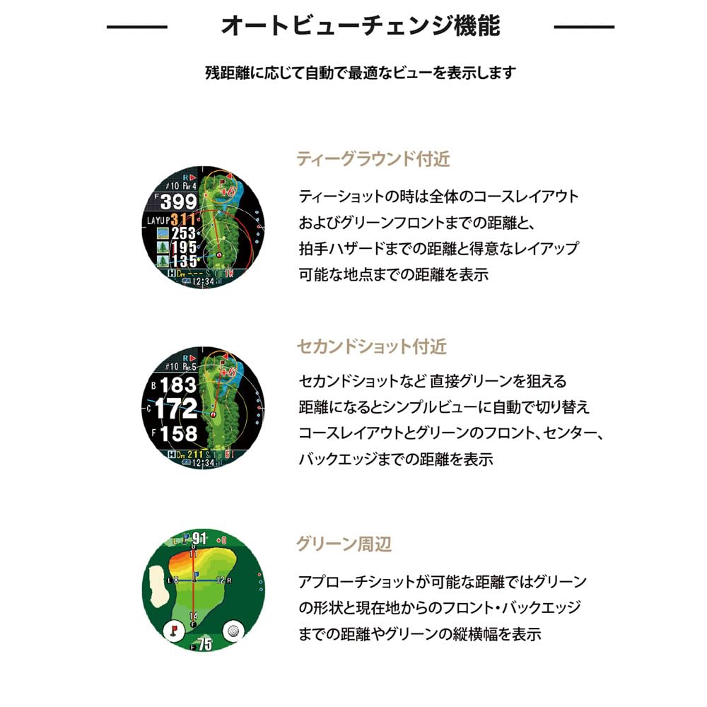 Shot Navi Evolve PRO Touch Черный дюймовый цветной сенсорный ЖК-дисплей Новейший чип GPS Автоматическое измерение дальности полета Расчетная разница высот