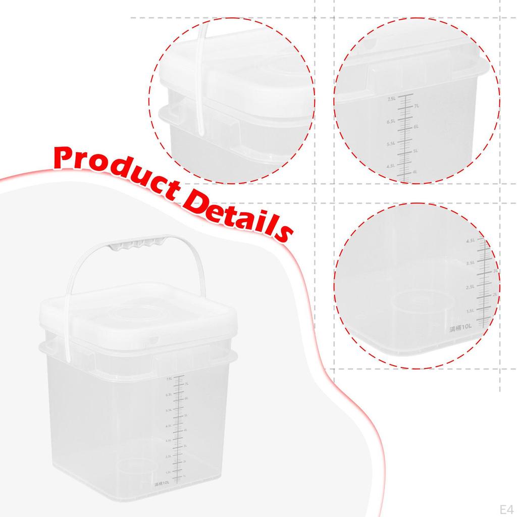 Герметичное ведро для краски для смешивания и рыбалки