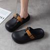 Hole sandals versatile half slippers women's 2025 spring and summer new outer wear bag head soft sole non-slip women's cool slippers