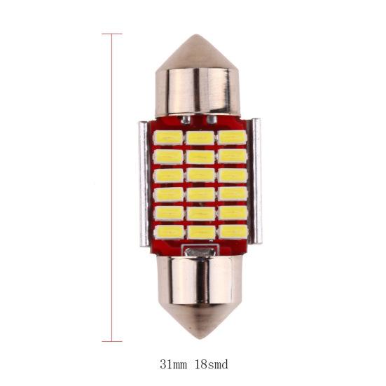 18SMD двухконечная супер яркая автомобильная 3014 светодиодная лампа для декодирования для чтения