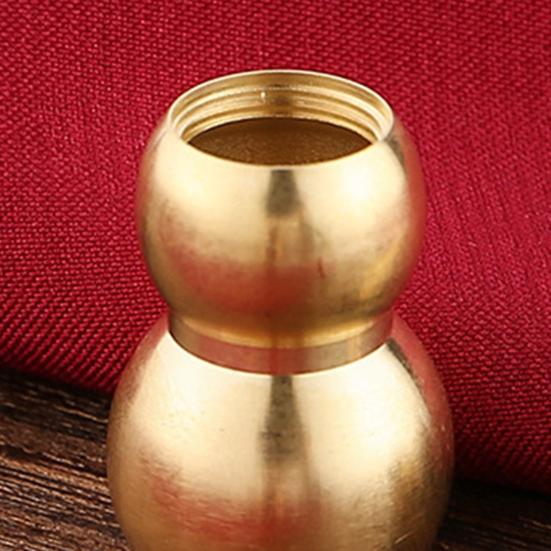 Gourd Sculpture Good-looking Opening Cover Burr-free Cucurbit Feng Shui Decor Home Supplies