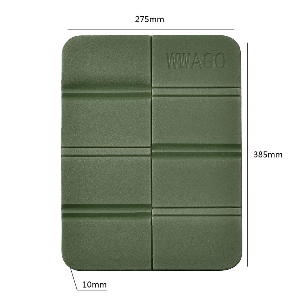 Waterproof XPE Foam Moisture-Proof Folding Seat Mat for Camping ( Green)
