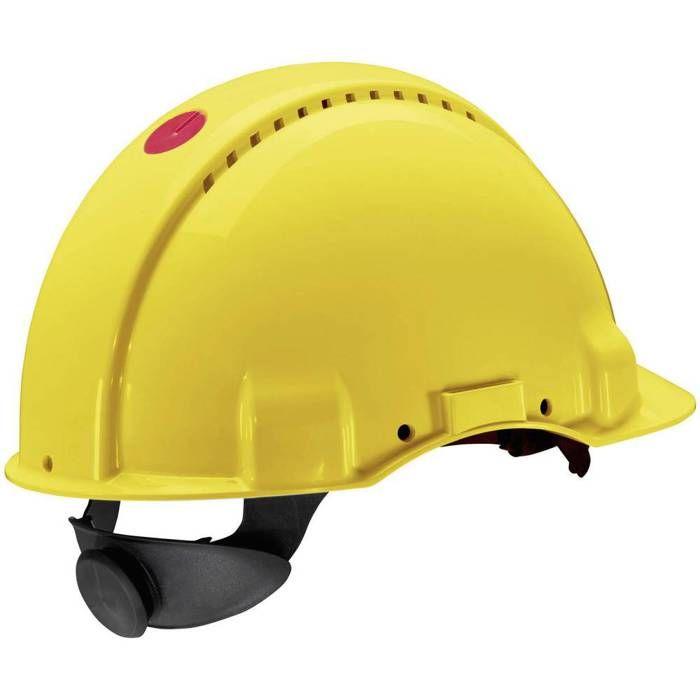 Casque de protection g3000 peltor uvicator en 397 jaune 3m xh001675178