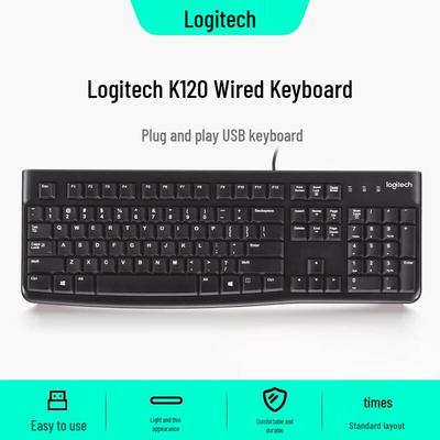 Проводная USB-клавиатура Logitech K120