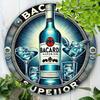 Винтажная жестяная табличка Bacardi Ретро Алюминиевое Настенное Искусство Металлический Декор для Домашнего Бара Гаража