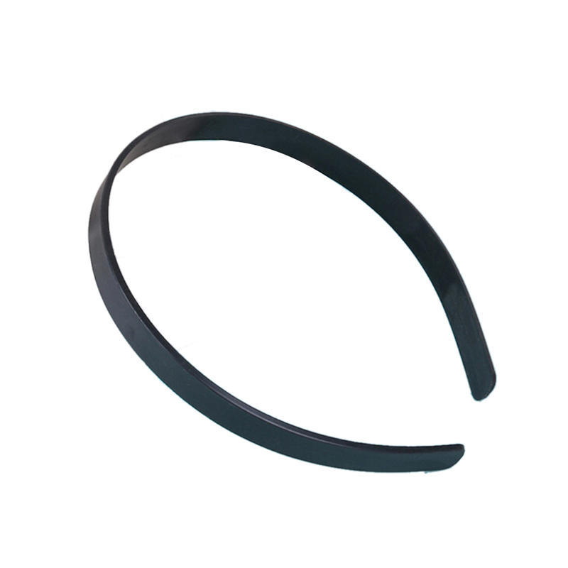 10 шт. 12 мм пустые однотонные пластиковые ободки для волос, аксессуар для DIY