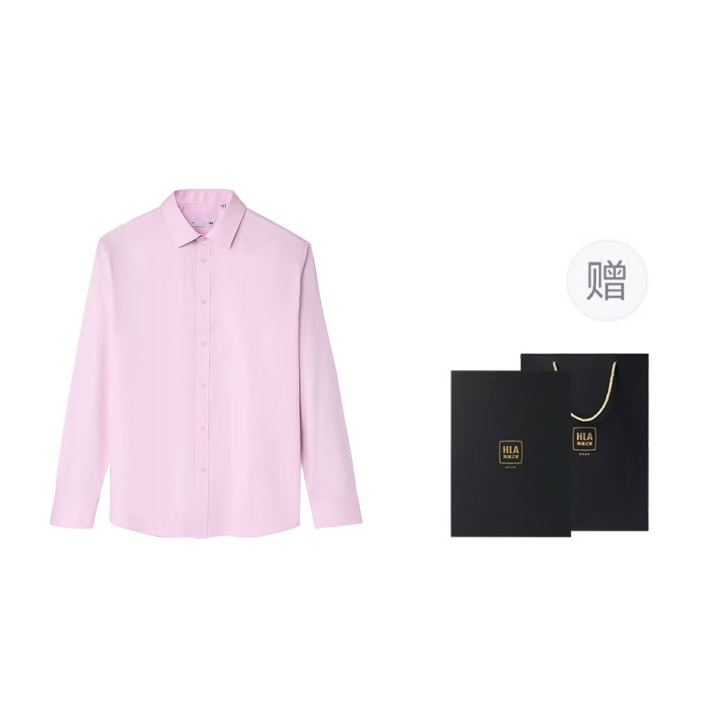 HLA Shirt Men's Gift Box Set Included HNCAW3Y007A