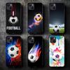 Football Soccer Sport Phone Case For iPhone 11 12 Mini 13 14 Pro XS Max X 8 7 6s Plus SE XR Shell