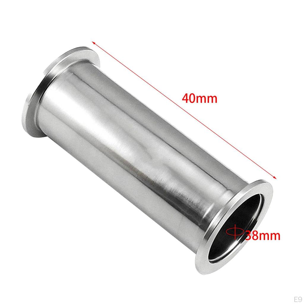 Hygienic Coil Pipe Fittings, Straight Connection, Flange Ends, Pipes, Fittings