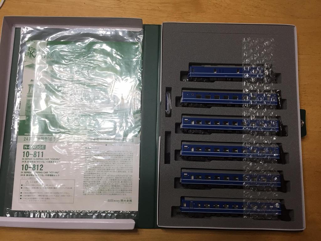 KATO N Gauge 24 Series Sleeper Express Yuzuru Базовый набор Железнодорожная модель пассажирского вагона 6-вагонный 10-811