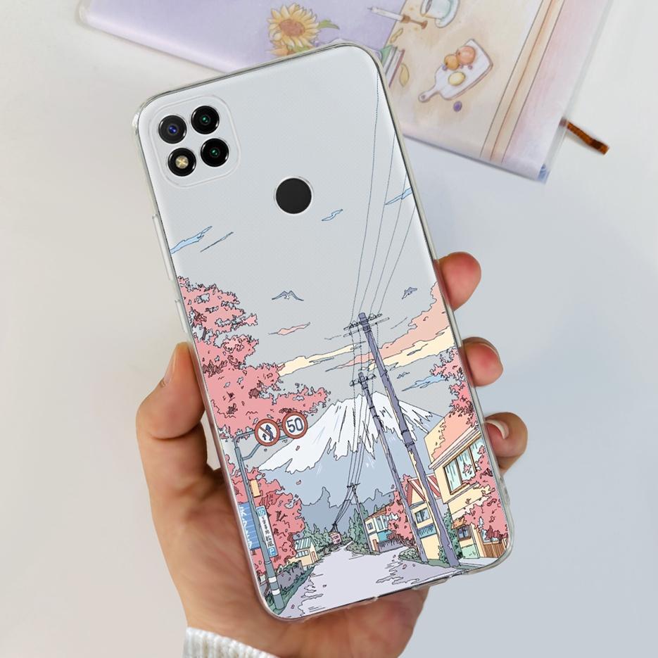 Чехол для Xiaomi Redmi 9C Милый Космонавт Мягкий Силиконовый Чехол для Телефона Для Xiaomi Redmi 9C NFC 9 C Redmi9C Задняя Крышка 6.53'' Funda Capa