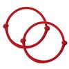 2Pcs Red String of Fate Friendship Bracelets Kabbalah Protection Good Luck Simple Matching Bracelets for Lover Women Men