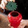 Moisture-proof Strawberry Tea Storage Strawberry Shaped Coffee Container Tea Jar Home Ornaments
