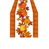 Pumpkin Print Decorative Tablecloth Table Flag Rectangular Living Room Dining Table Decoration Dirt Resistant Table Flag