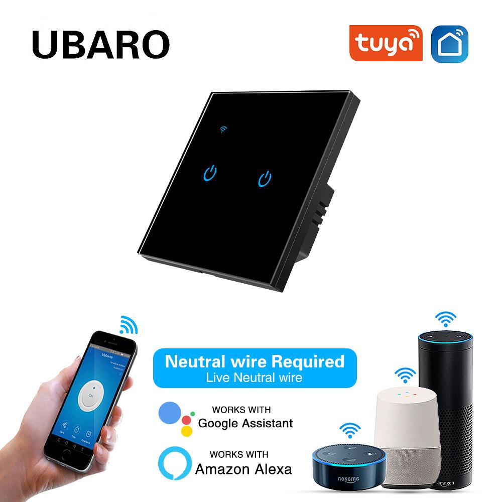 Умный выключатель Zero Fire Тип 86 Zigbee: Стальная или стеклянная панель, Пульт с голосовым управлением Alice.