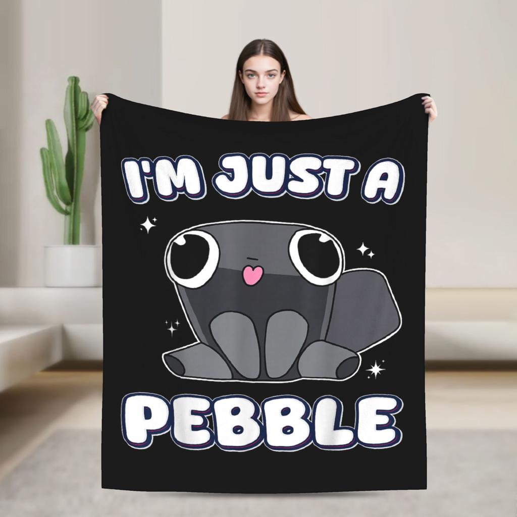 Dandys World Pebble Blanket Fleece Novelty Warm Throw Blankets for Bedding Lounge Spring Autumn