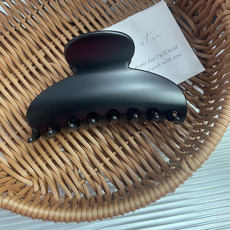 Элегантная ретро заколка для волос-арка 10 см, простая темпераментная акриловая заколка-акула для женских аксессуаров для волос