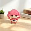 One Piece Perona Plush Doll Chibi Style Mini Cotton Doll with Pink Hair Ghost Princess Outfit Keychain Pendant One Piece Anime Fans Collectible Gift