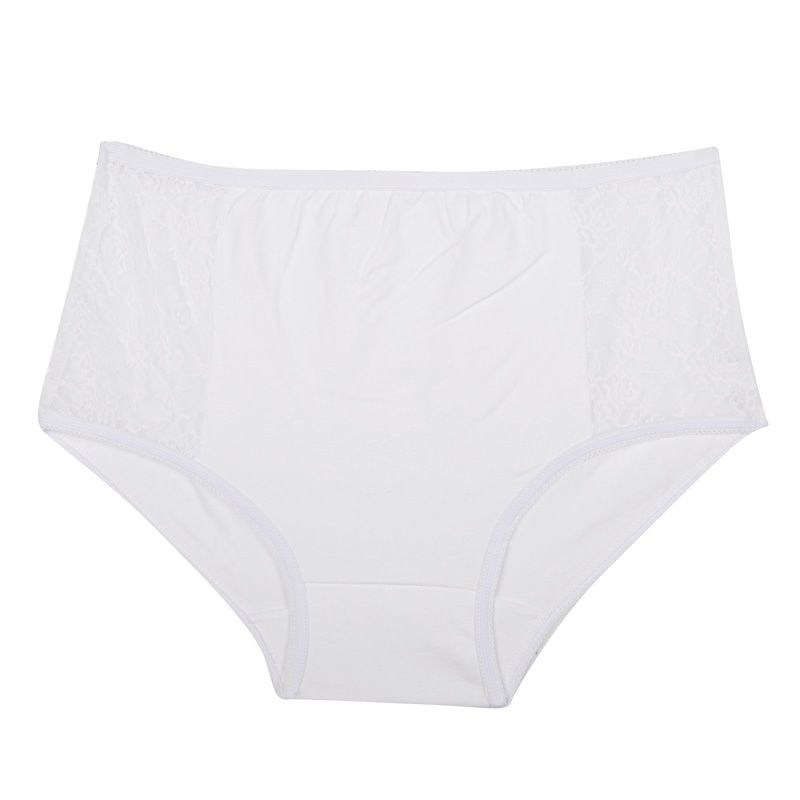 Трусики миди с кружевной отделкой по бокам Женское LINGERIE AU FEMININ