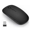 Wireless Mouse Ergonomic Comfortable Silent Design 800 To 1600DPI Plastic Material Black Office