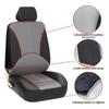 Universal Car Seat Cover Set Breathable PU Leather Vehicle Seat Cushion Full Surround Cover for Car Compatible with Airbag Fit 5-Seat Auto