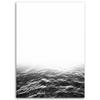 Canvas print, Grey waves