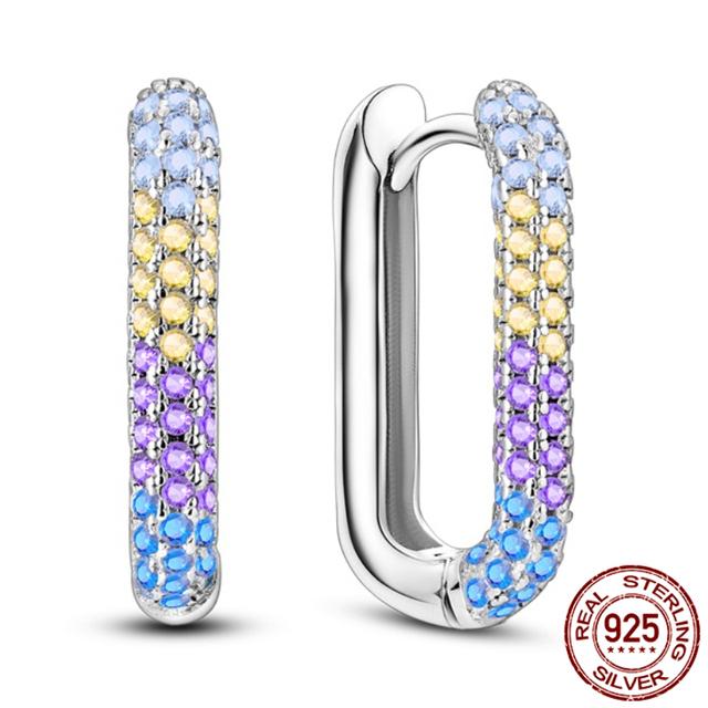 Настоящие 100% стерлингового серебра 925 пробы, цветы, сверкающие серьги-бабочки для женщин, модный бутик ювелирных изделий, вечерние, свадебный подарок, новинка 2023 года