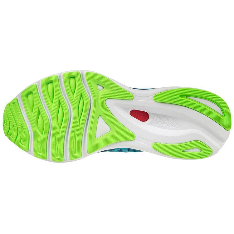 Mizuno Wave Sky 5 Peacock Gecko Green Men Sneakers Blue Peacock-Blue J1GC210226