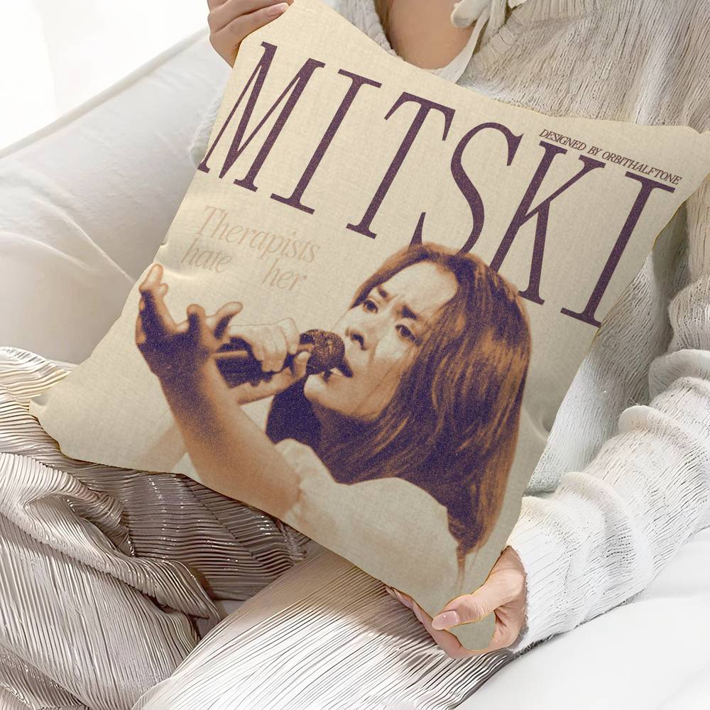 M-Mitski Cushion Cover Inches Farmhouse Decor Home Throw Pillow Covers For Couch Decorations