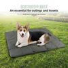 The Dog Outdoor Mat Is Easy To Fold and Store, Convenient To Carry. The Pet Mat Is Waterproof and Dirt-resistant. The Dog Car Mat