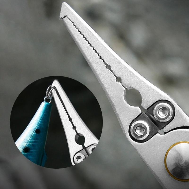 Fishing Multitool Metal Fishing Pliers Fishing Line Cutter Rings Openers Multifunctional Hook Remover Fishing Tackle