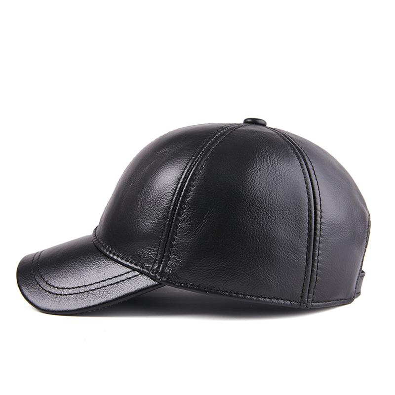 Зимняя мужская бейсболка на открытом воздухе из искусственной кожи, шляпа для гольфа, водонепроницаемая ветрозащитная спортивная кепка