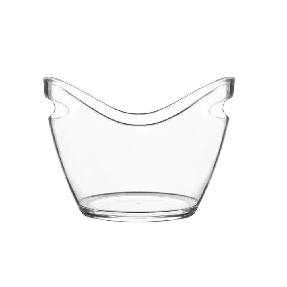 Anti-fall Transparent Ice Bucket 4/8/12L Champagne Bottles Ice Cooler Wine Chilling Bucket Gift
