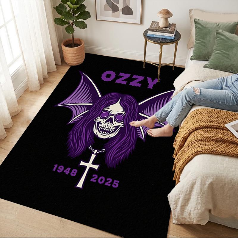 Ozzy Osbourne Living Room Nonslip Area Rug Soft Carpet For Bedroom Game Playroom Sofa Office Home Decor Doormat Christmas Gift C926725