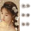 Snowflake Hair Clip Christmas Barrette Sweet Christmas Flat Clip Hairpin Christmas Elegant Hair Clip for Bunches