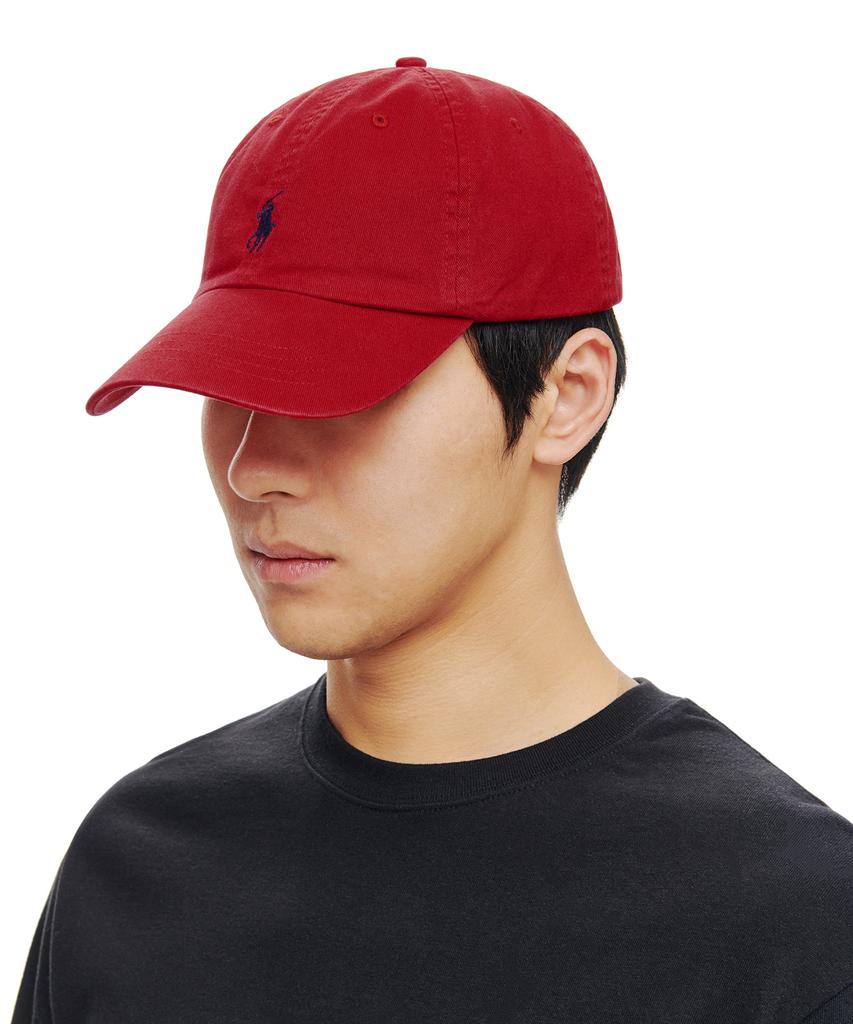 Кепка-бейсболка POLO RALPH LAUREN из хлопка чино - Красная