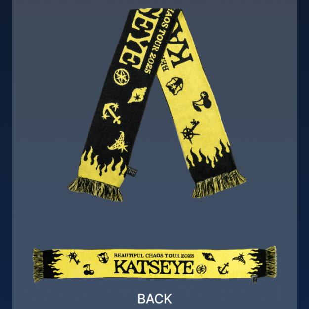Предзаказ шарфа-слогана KATSEYE THE BEAUTIFUL CHAOS TOUR